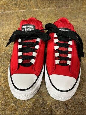 NWOT Converse All Star Red Low Top Sneakers Unisex Size 8/9.5